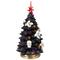 12" Black LED Lighted Skull & Ghost Halloween Tree